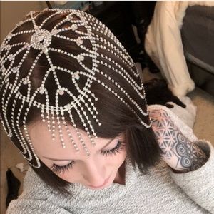 1920’s rhinestone great gatsby headpiece 🥰